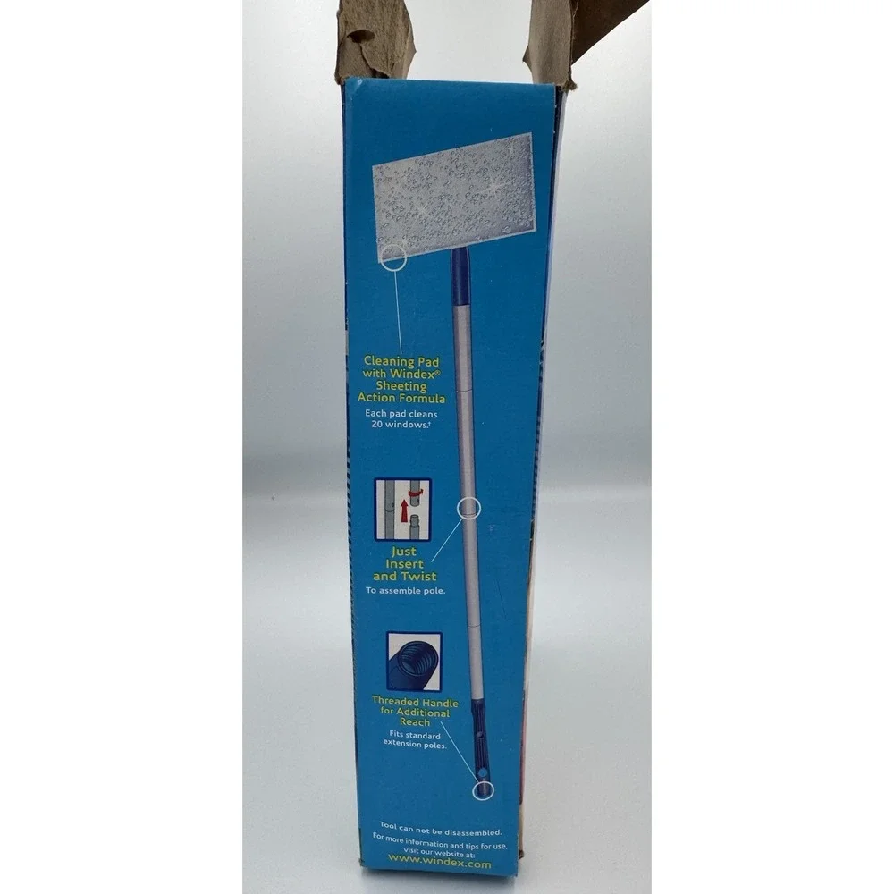 Windex Outdoor All In One Glass Window Cleaner‎ Tool Starter Kit Open Box